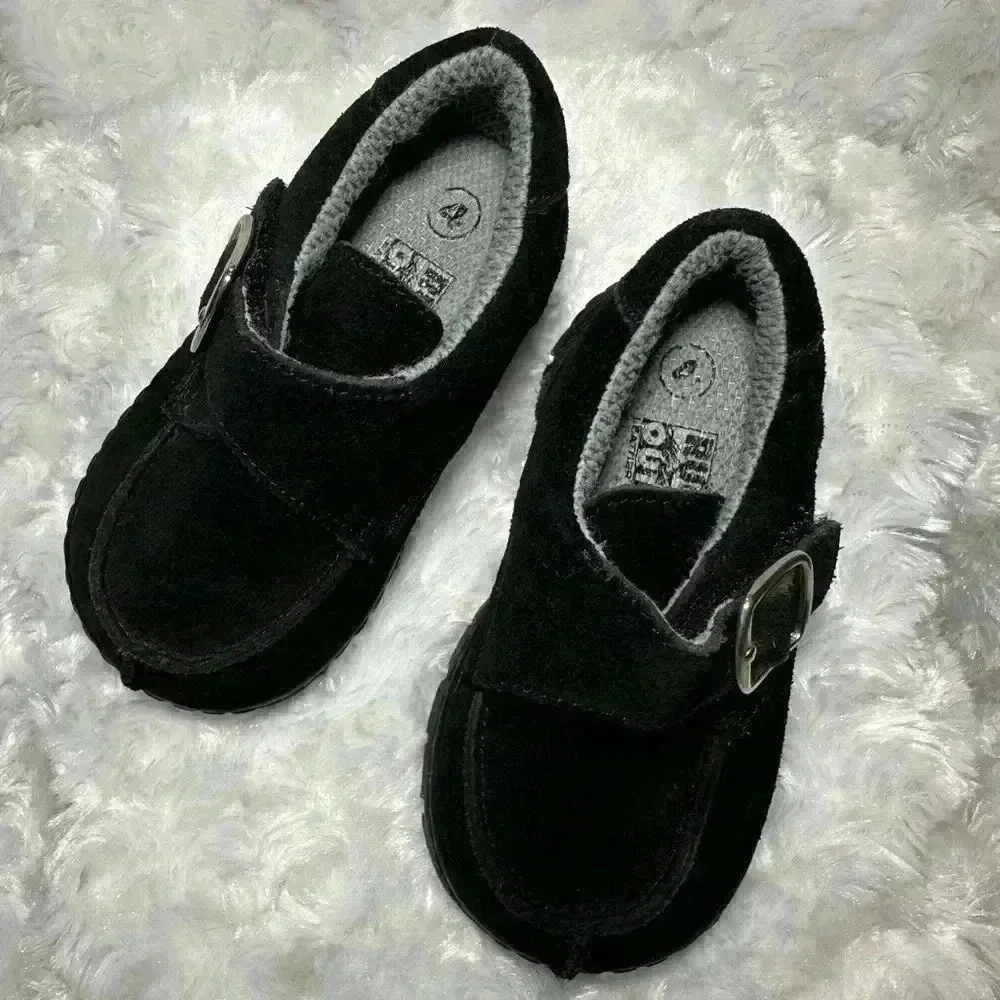 Rugged Outback Smart-Fit Boys Size 4 Infant/Toddler Black Dress Shoes